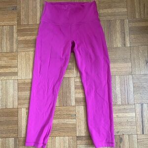Lululemon Wunder Under High-Rise Tight Luxtreme Legging Berry Rumble Size 6 23"